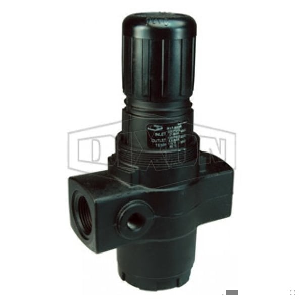 Norgren by  High Flow Jumbo Relieving Regulator, 1-1/2 in PTF, 440 SCFM Flow Rate, 5 to 125 psi Pres